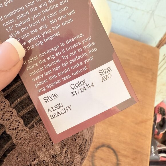 Beachy Wig by Jaclyn Smith, Auburn Sugar Rooted - Picture 9 of 9